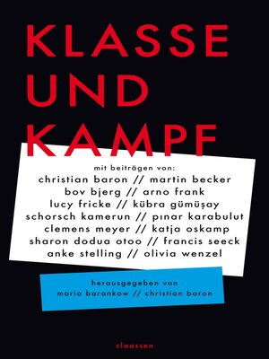 cover image of Klasse und Kampf